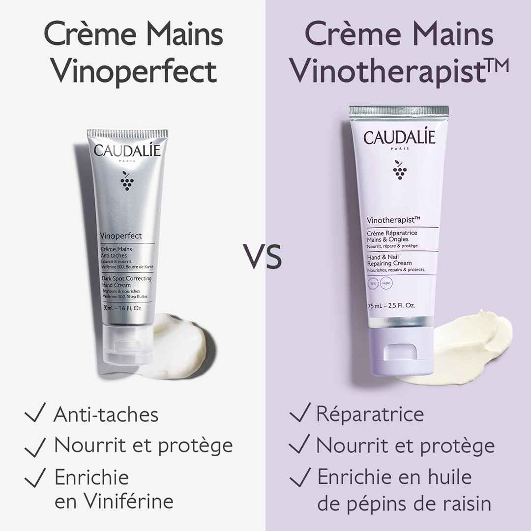 CAUDALIE – Vinoperfect Crème Mains Anti-Taches – 50 mL