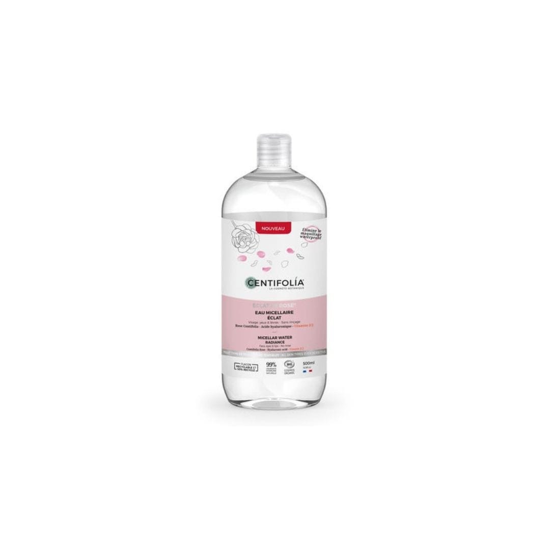 CENTIFOLIA EAU MICELLAIRE ÉCLAT DE ROSE / PEAUX ET YEUX SENSIBLES