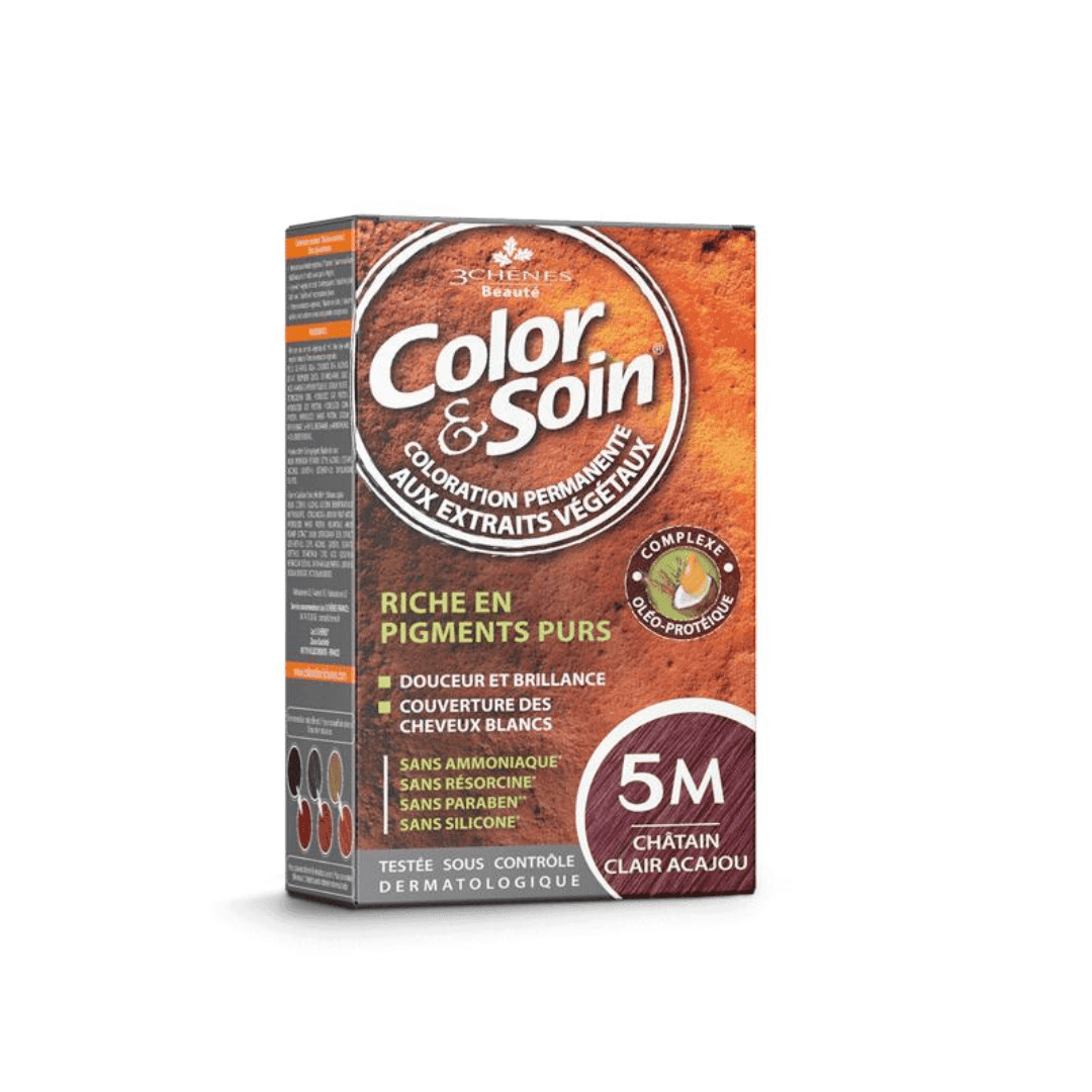 COLOR&SOIN CHATAIN CLAIR ACAJOU 5M