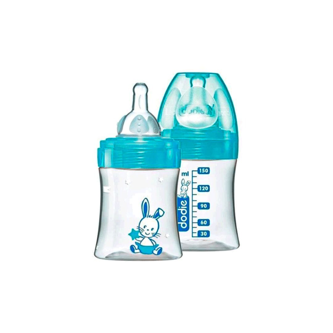 DODIE BIBERON INITIATION 150ML LAGOON VALENTIN 0-6 M TET RONDE 3 VIT D1