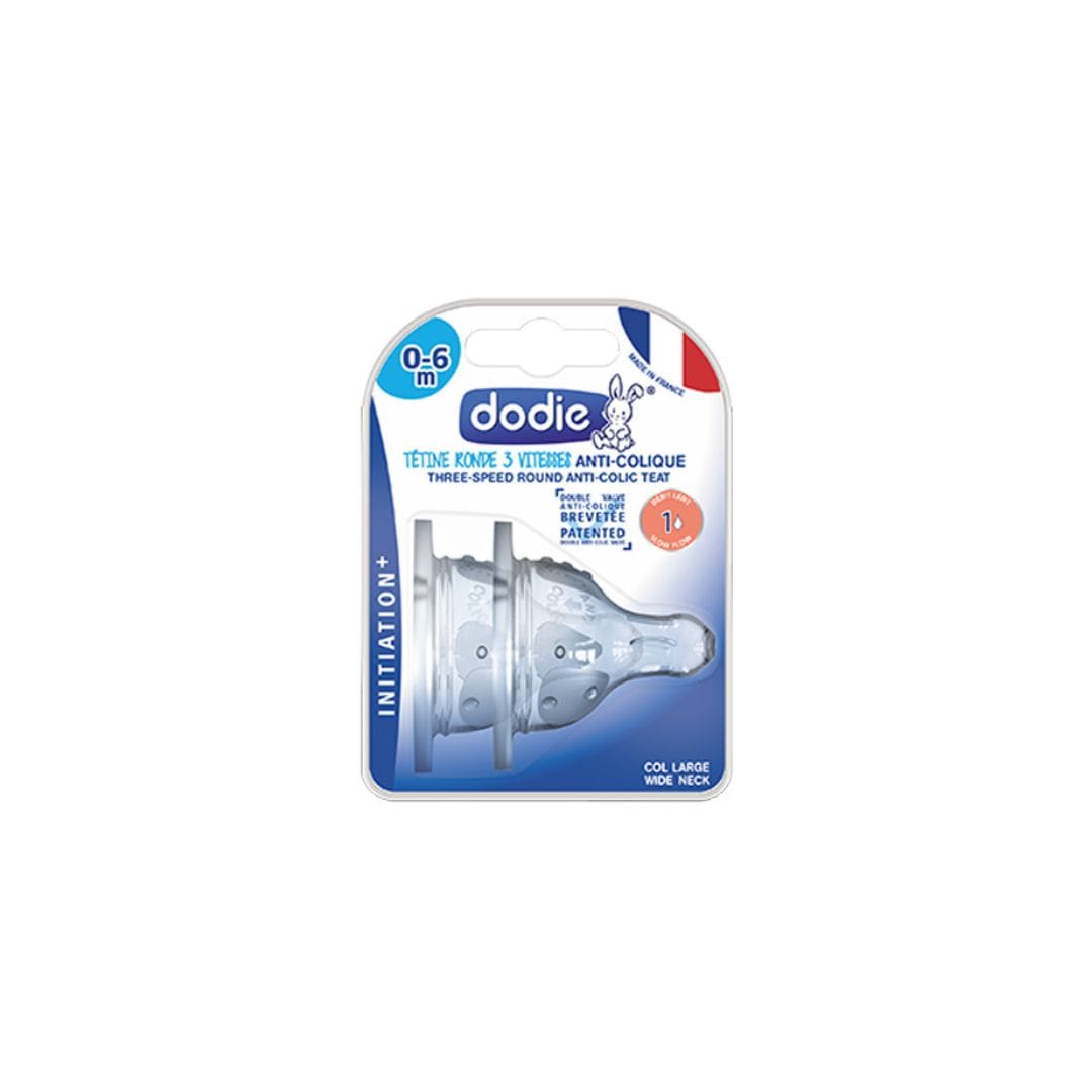 DODIE TETINE INI+ ANTI COLIQUE D1 0-6M X2