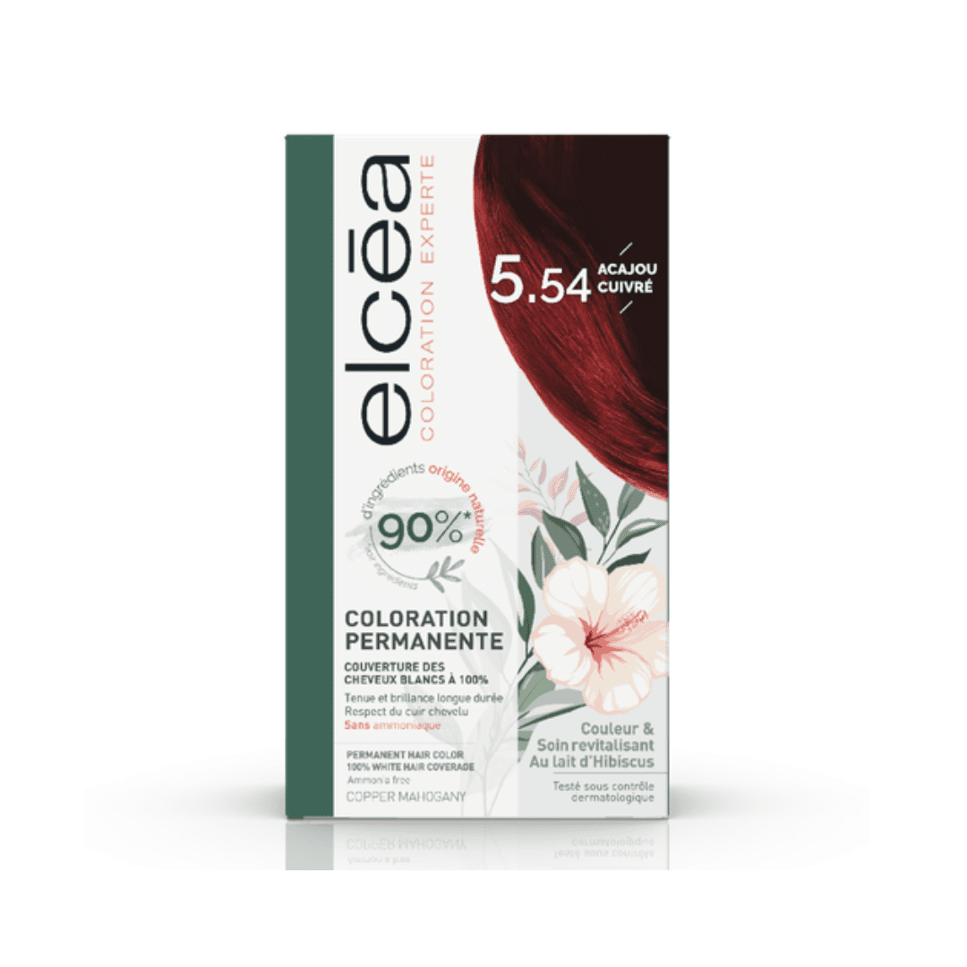 ELCEA COLORATION EXPERTE ACAJOU CUIVRE N5.54