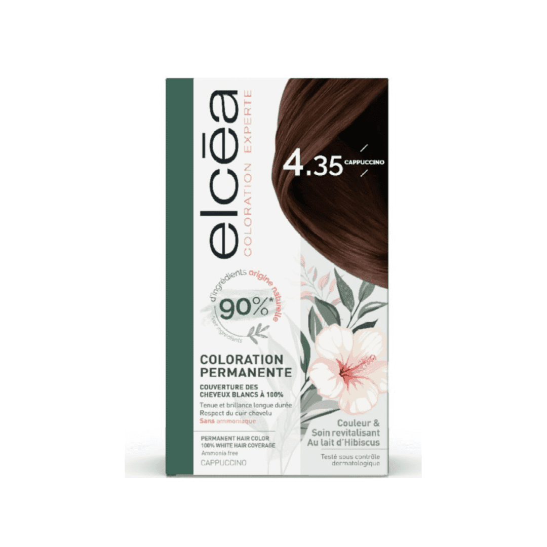 ELCEA COLORATION EXPERTE CAPPUCCINO N4.35