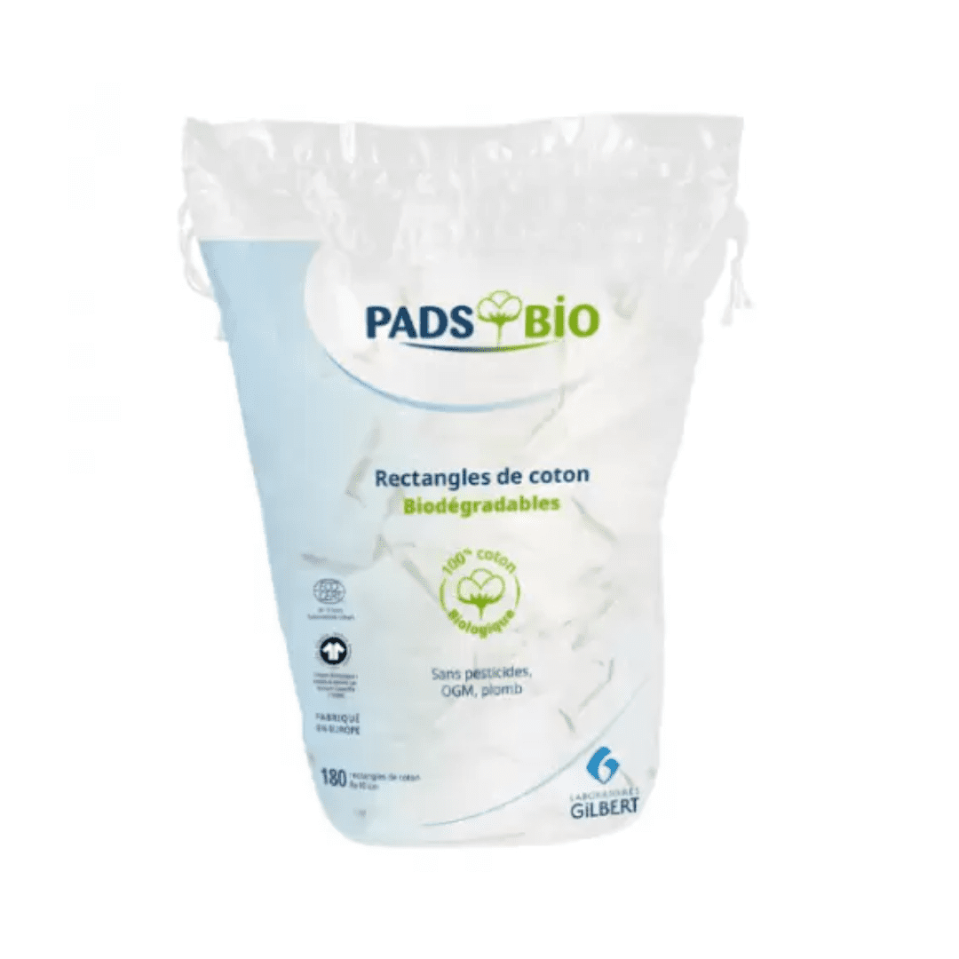 GILBERT PADS BIO RECTANGLES DE COTON B180