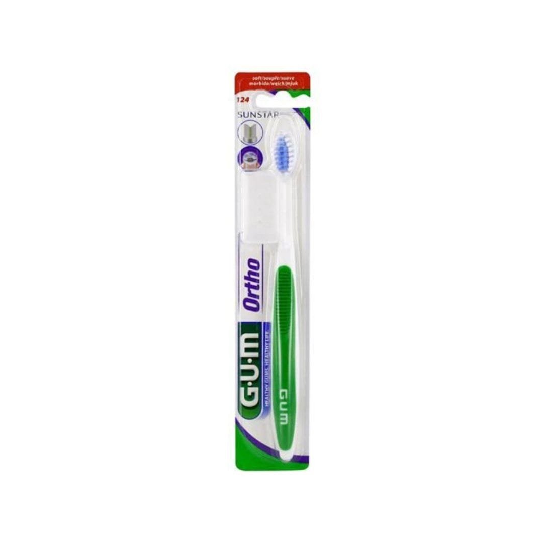 GUM BROSSE A DENT ORTHO AVEC CAPUCHON REF 124