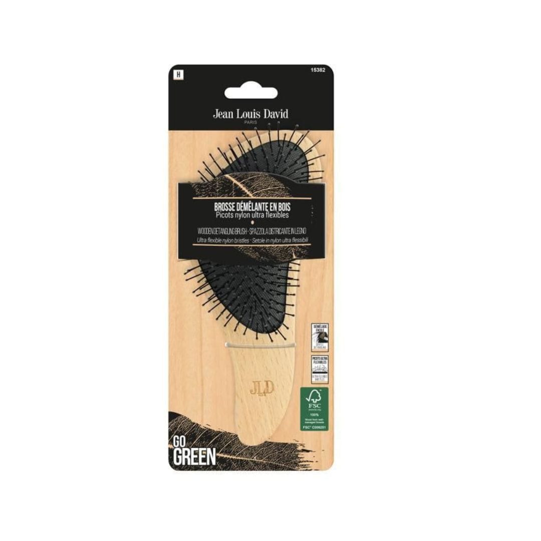 JEAN LOUIS DAVID – BROSSE DEMELANTE BOIS PICOTS NYLON FLEXIBLES FEELING WOOD
