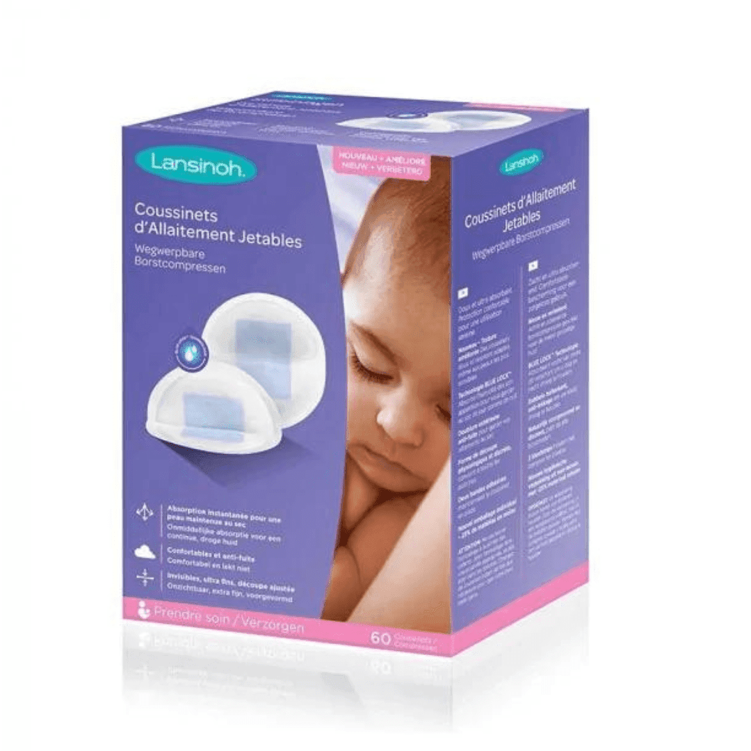 LANSINOH COUSSINETS D’ALLAITEMENT JETABLES 60 UNITÉS
