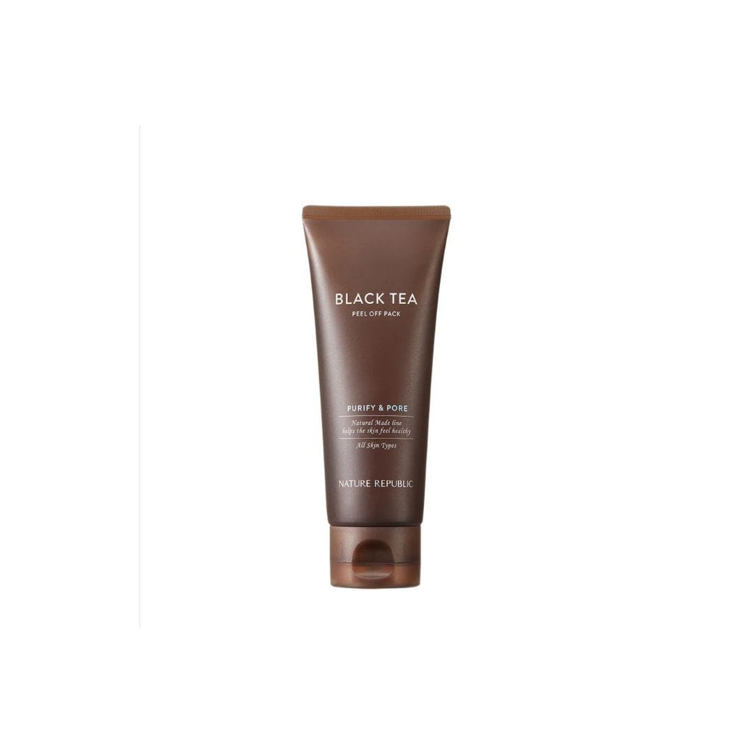 NATURE REPUBLIC NATURAL MADE BLACK TEA PEEL OFF PACK.