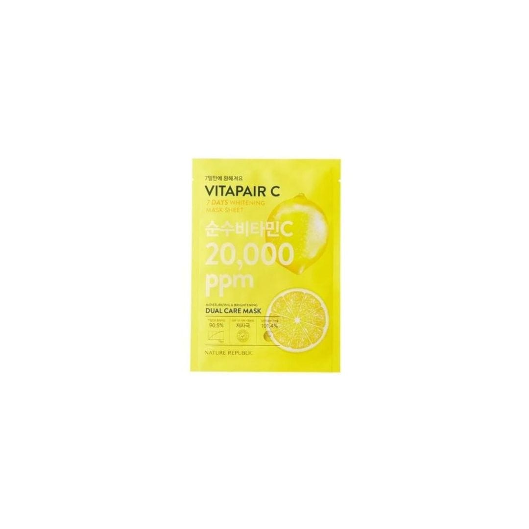 NATURE REPUBLIC VITAPAIR C 7DAYS WHITENING MASK SHEET