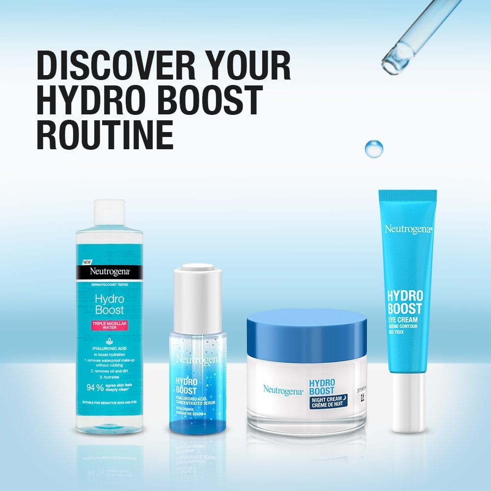 Neutrogena Hydro Boost Night Cream – Soin de nuit hydratant intensif pour une peau revitalisée
