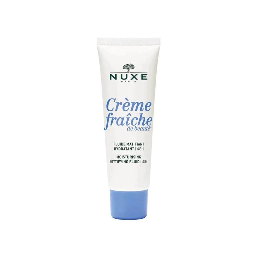NUXE CRÈME FRAÎCHE DE BEAUTÉ – FLUIDE MATIFIANT HYDRATANT 48H 50ML – PEAUX NORMALES ET MIXTES