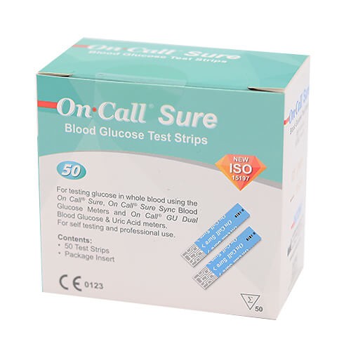 ON CALL SURE BANDELETTES 50 UNITÉS
