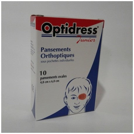 OPTIDRESS JUNIORS PANSEMENTS ORTHOPTIQUES 10 UNITÉS