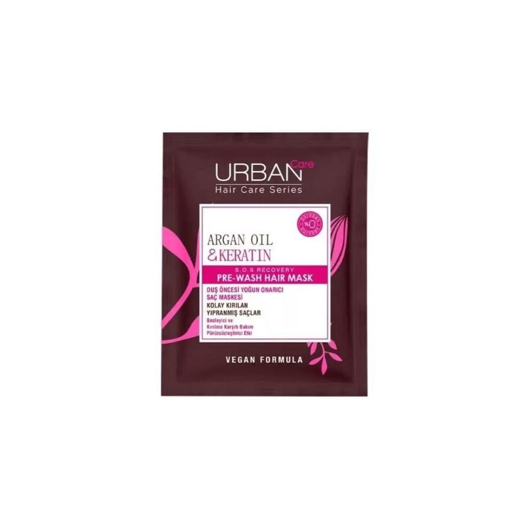 URBAN CARE MASQUE NOURRISSANT AVANT LAVAGE ARGAN & KÉRATINE 50ML