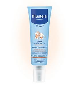 MUSTELA SPRAY APRÉS SOLEIL HYDRATE ET APAISE BÉBÉ ENFANT 125 ML