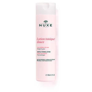 NUXE LOTION TONIQUE DOUCE AUX PETALES DE ROSE 200ML VISAGE ET YEUX PEAUX SENSIBLES, NORMALES À SÈCHES