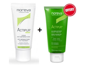 OFFRE ACTIPUR Crème  Anti-imperfections (30 ml) + GEL ACTIPUR 100ML OFFERT