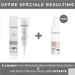 RESULTIME PACK ECLAT :RESULTIME SERUM PERFECTEUR & EAU MICELLAIRE OFFERTE
