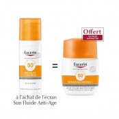 OFFRE Eucerin – Sun Protection PhotoAging Control Fluid SPF50 – 50 ml + Sun fluide matifiant GRATUIT