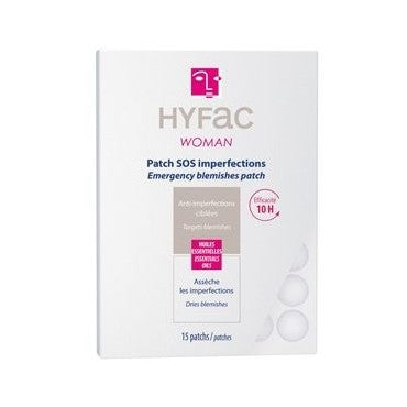 HYFAC WOMAN PATCHS SOS ANTI-IMPERFECTIONS SACHET DE 15 PATCHS