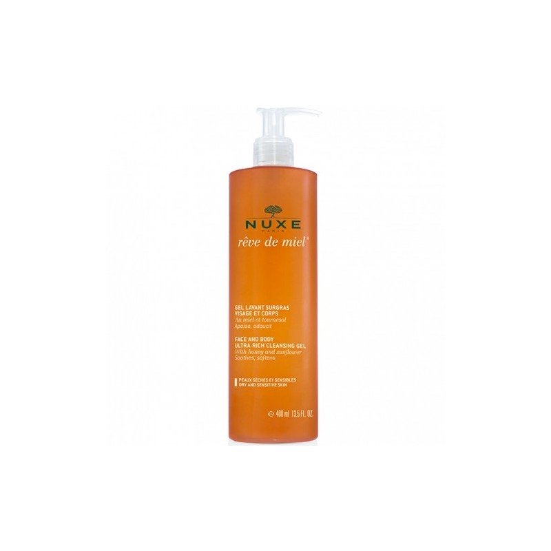  NUXE REVE DE MIEL GEL LAVANT SURGRAS 400ML