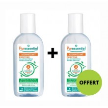 OFFRE  PURESSENTIEL GEL ASSAINISSANT ANTIBACTÉRIEN AUX 3 HUILES ESSENTIELS 80ML+ 1 GRATUIT