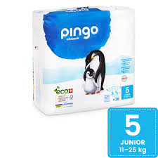 Couches Écologiques Taille 5 (11-25kg) 36unités Pingo