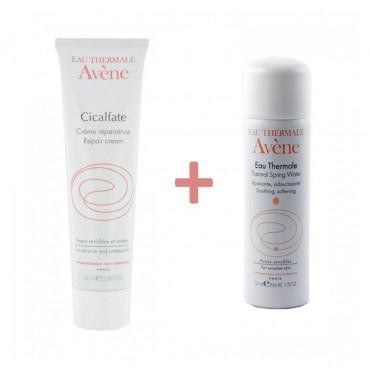 Offre Avène Cicalfate Crème Réparatrice (40 ml) + Avène Eau Thermale 50ml Offert
