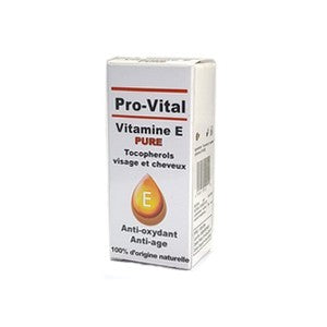 Pro-Vital Vitamine E Pure visage corps et cheveux Anti-oxydant Anti-age